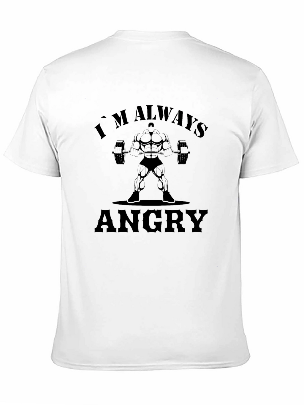 Im Always Angry Graphic Tee - Black Cotton T-Shirt