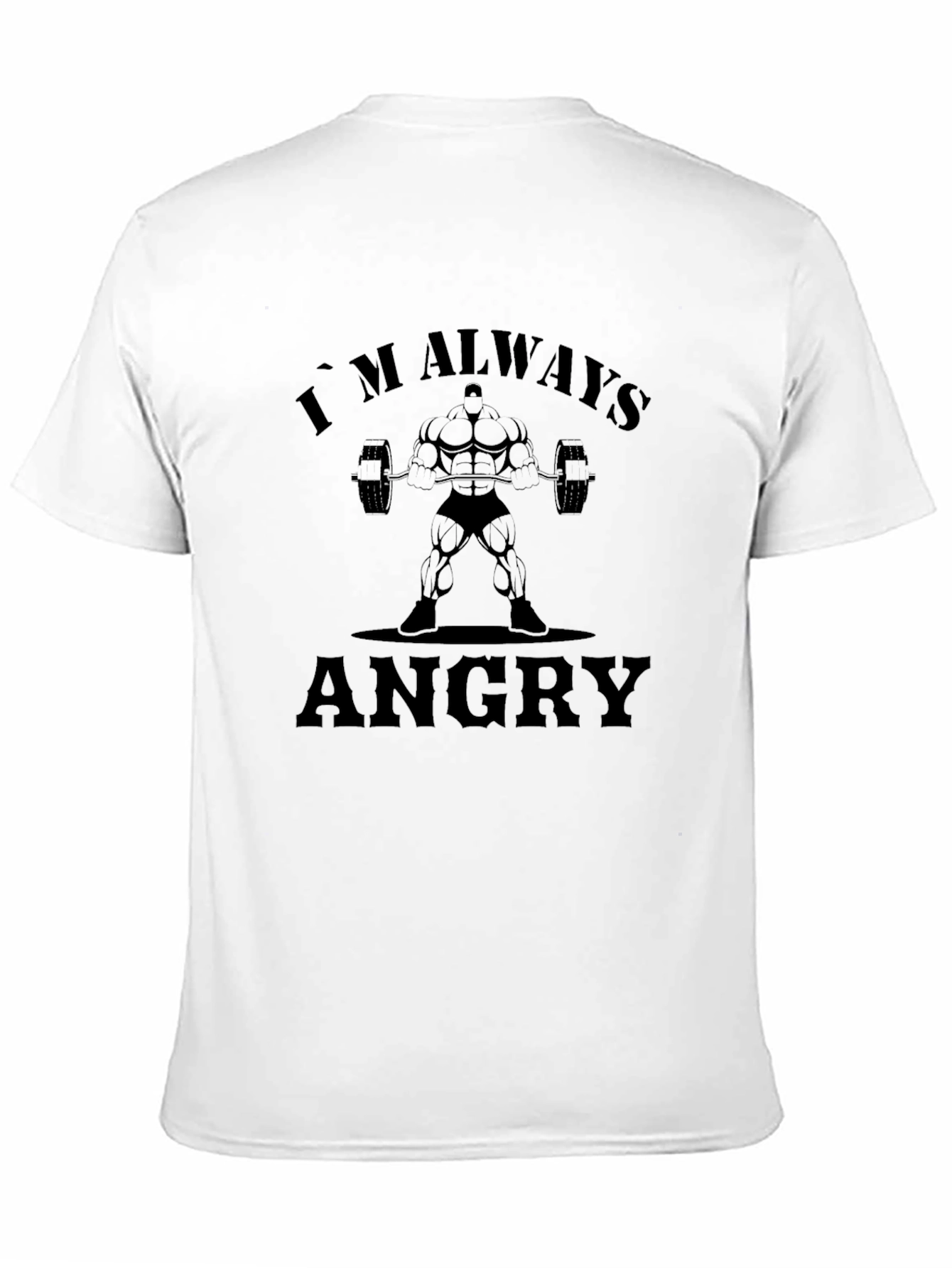 Im Always Angry Graphic Tee - Black Cotton T-Shirt