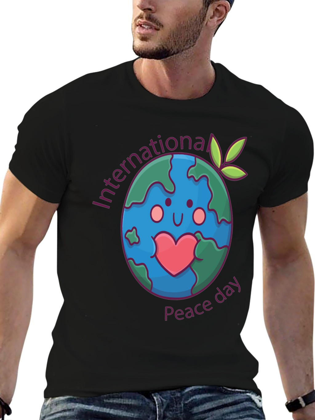 International Peace Day T-Shirt Earth Graphic Tee