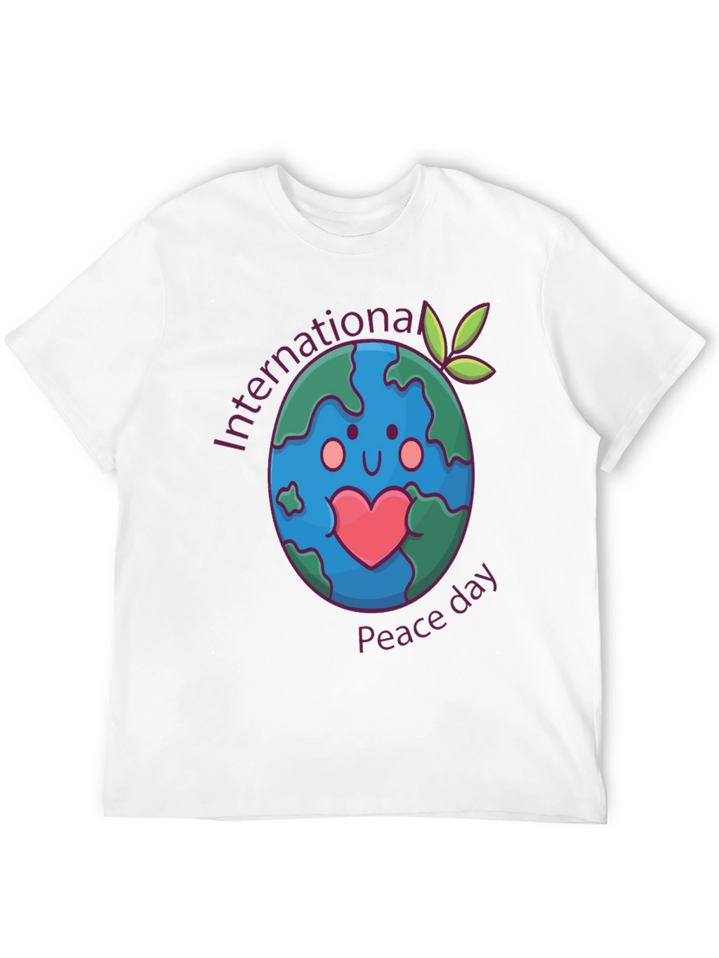 International Peace Day T-Shirt Earth Graphic Tee
