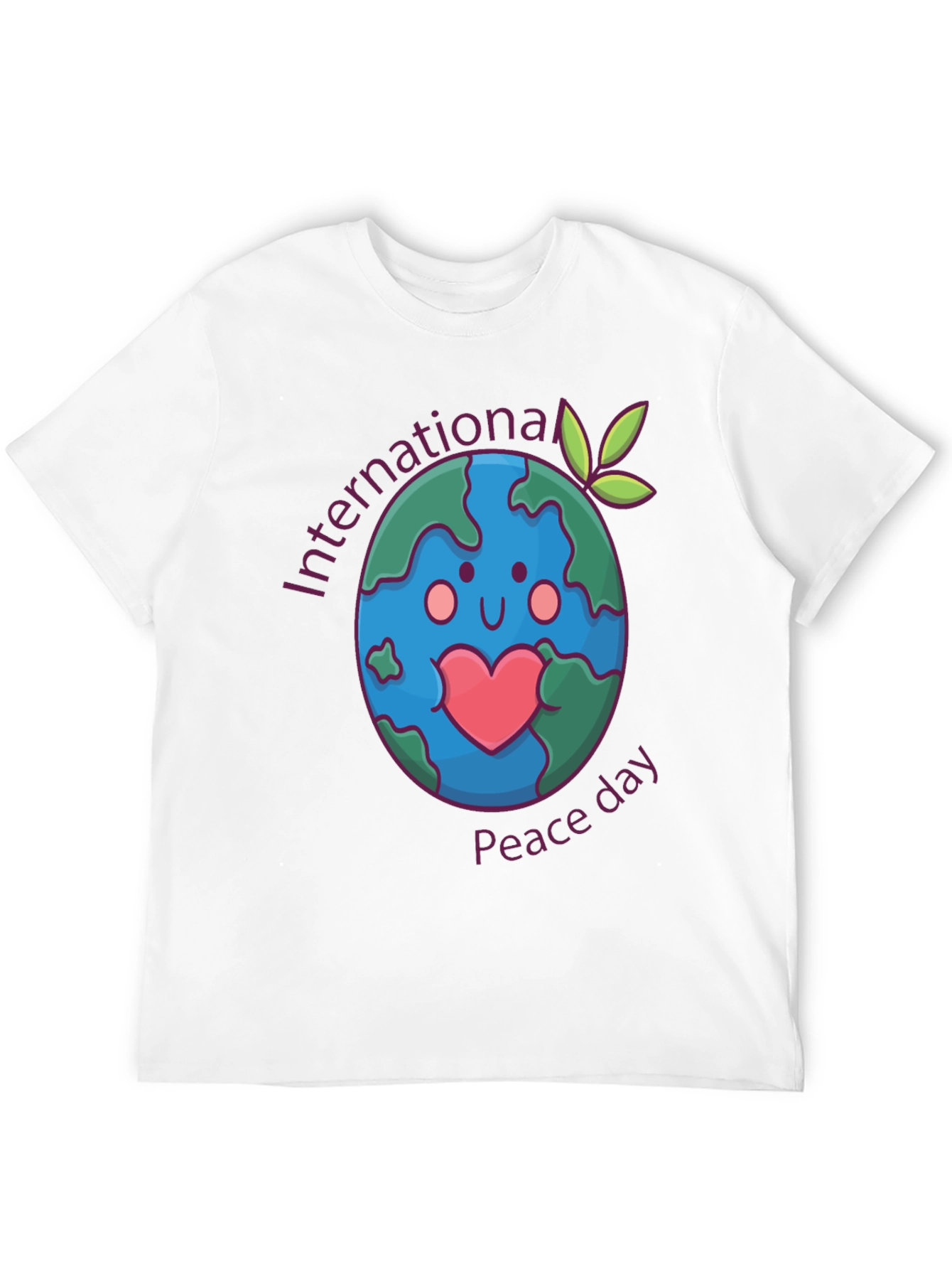 International Peace Day T-Shirt Earth Graphic Tee