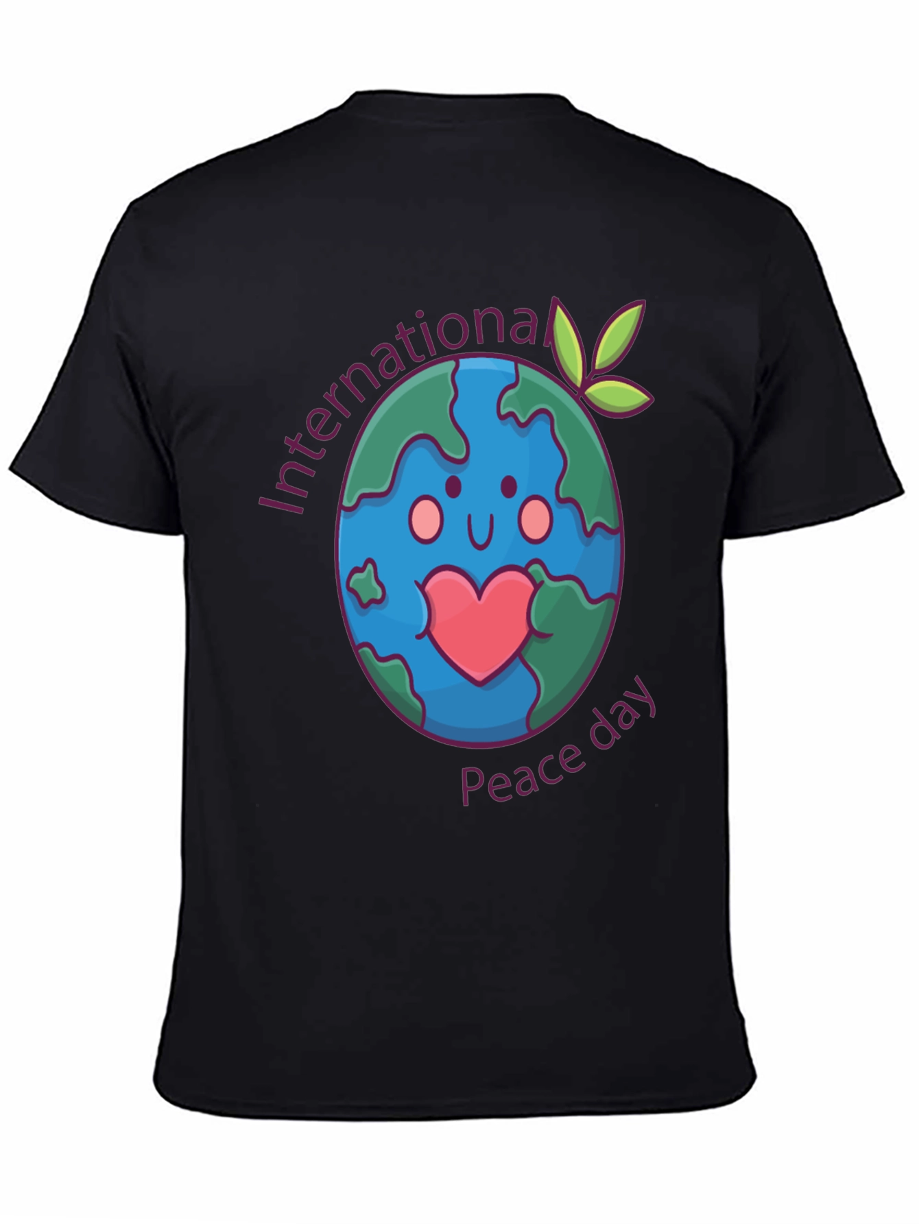 International Peace Day T-Shirt Earth Graphic Tee