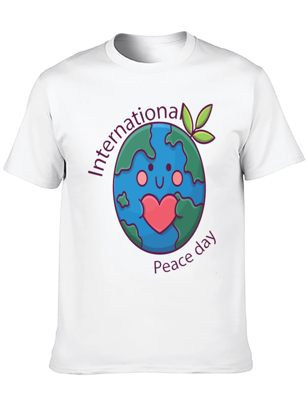 International Peace Day T-Shirt Earth Graphic Tee