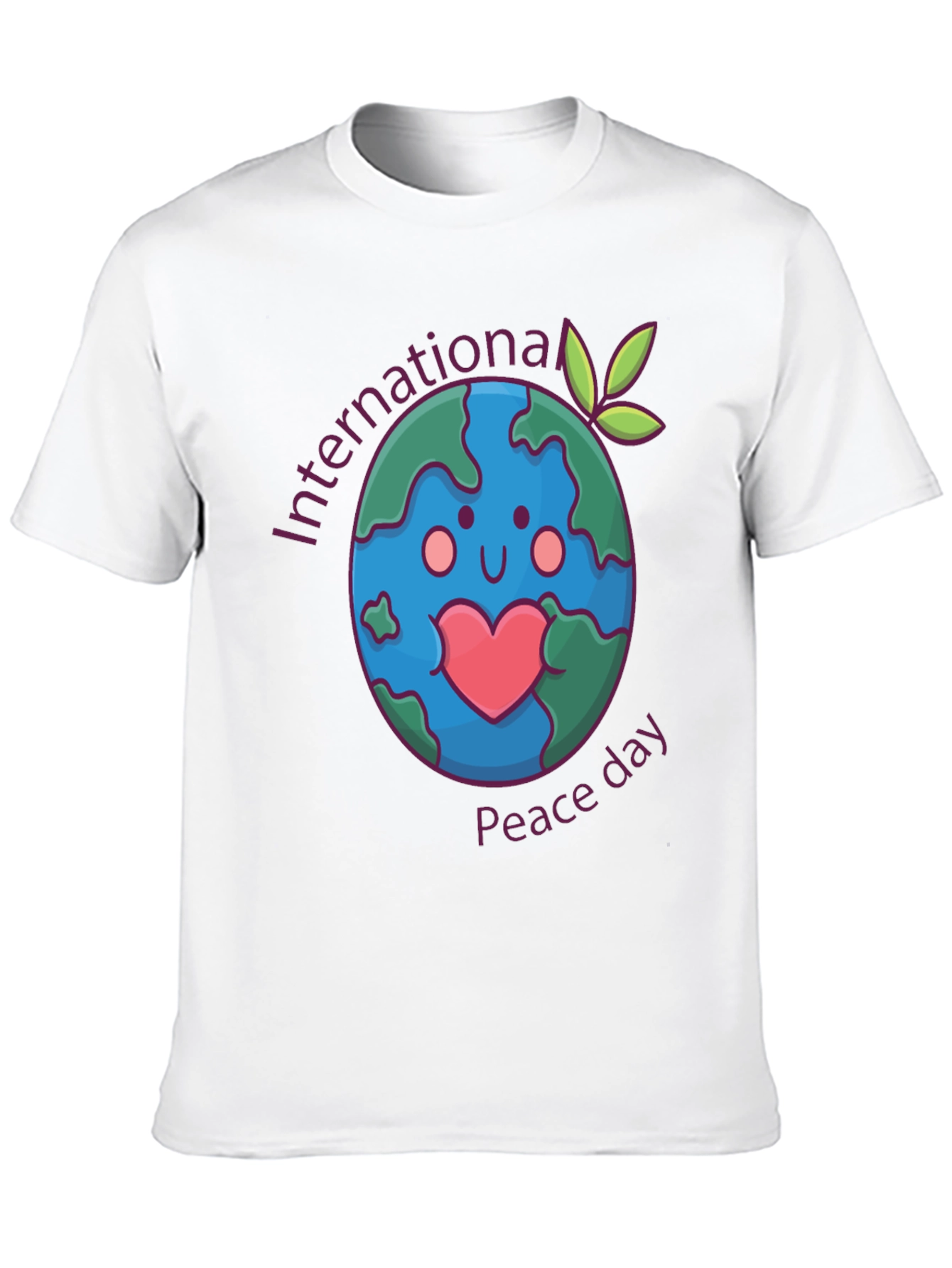 International Peace Day T-Shirt Earth Graphic Tee