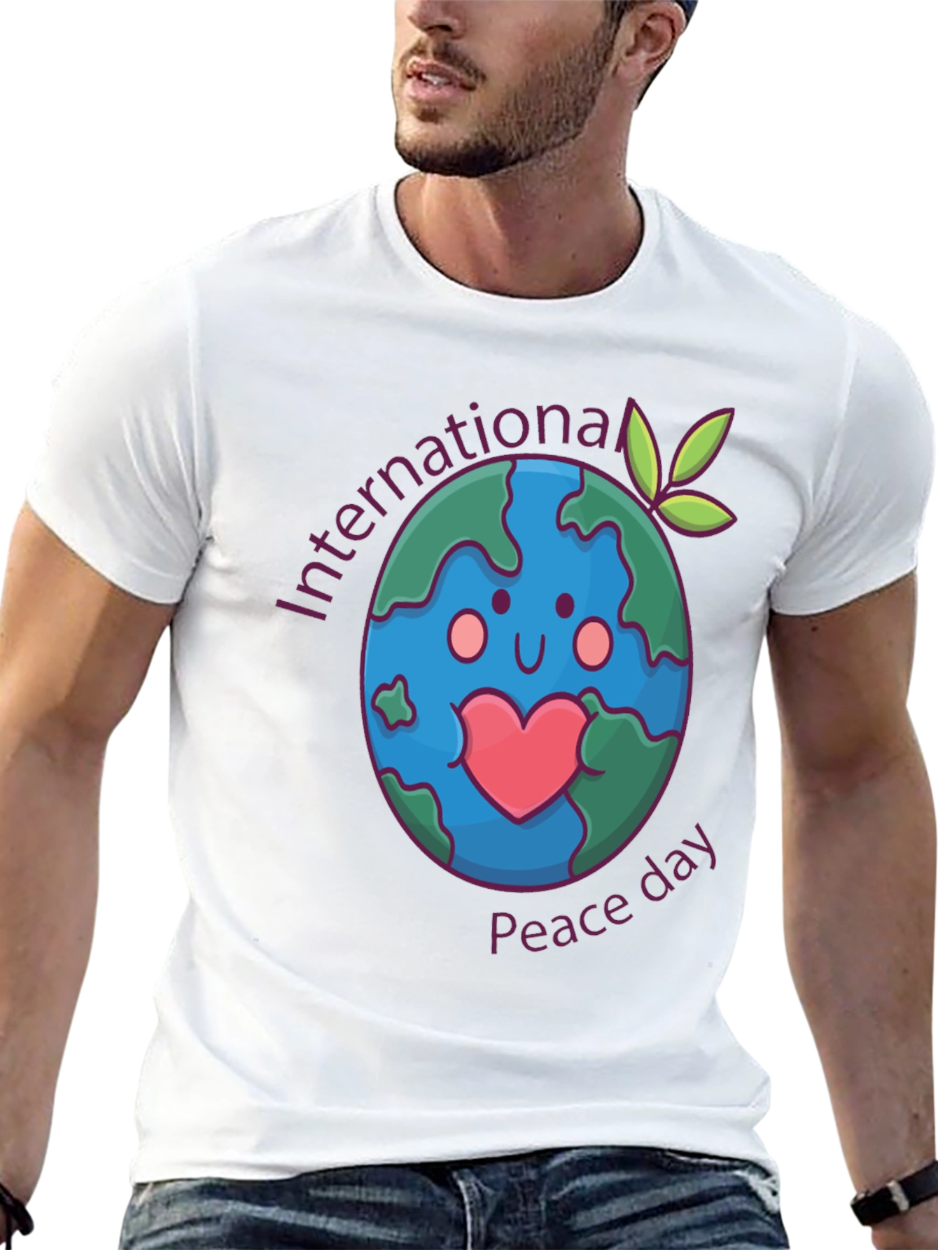 International Peace Day T-Shirt Earth Graphic Tee