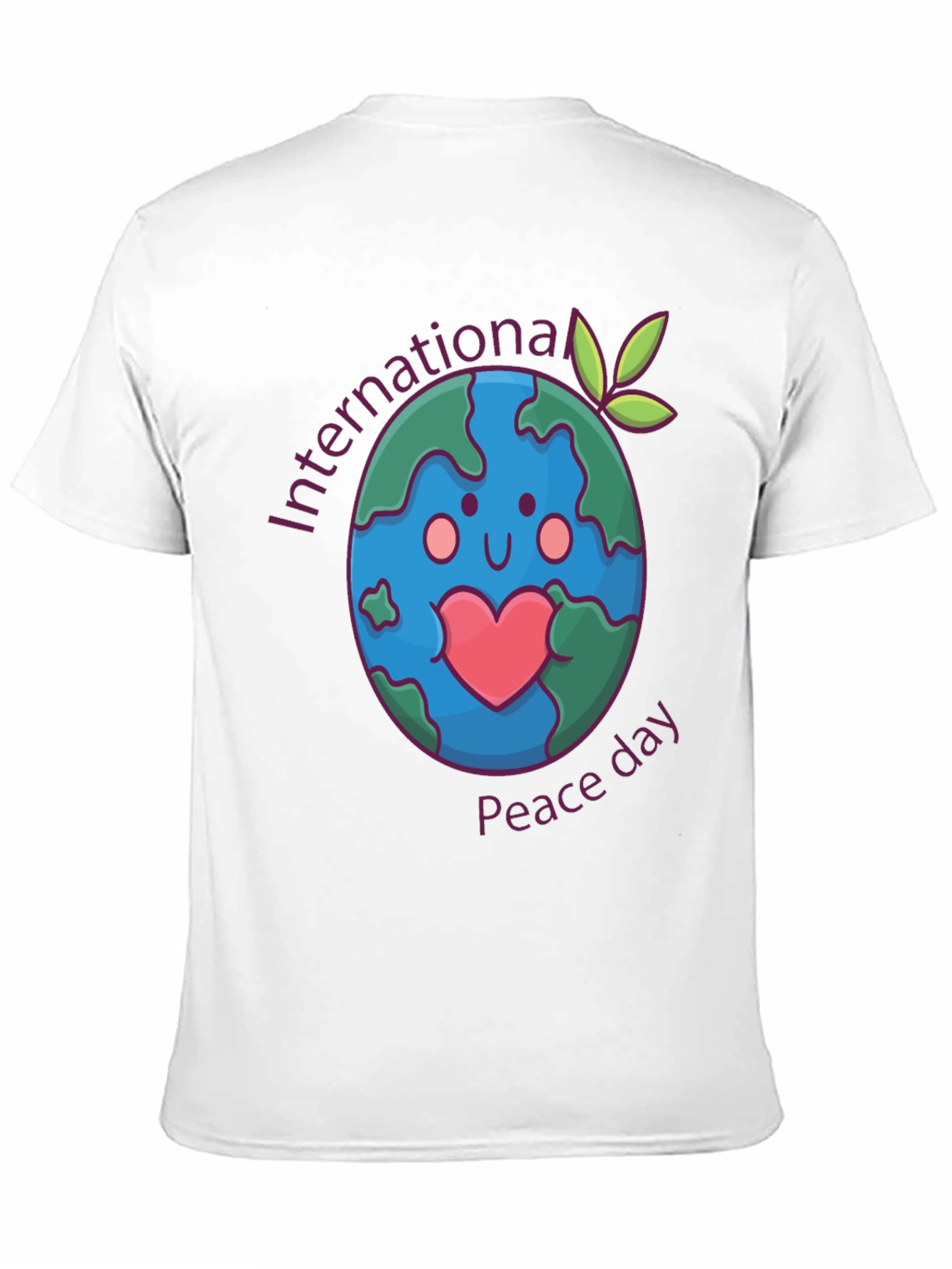 International Peace Day T-Shirt Earth Graphic Tee