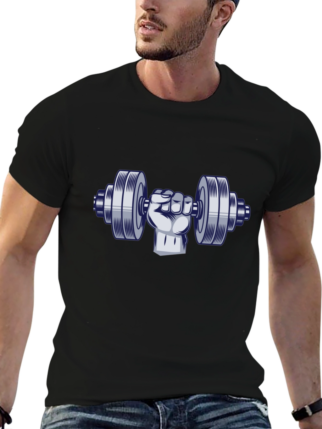 Weightlifting Fist Graphic Tee