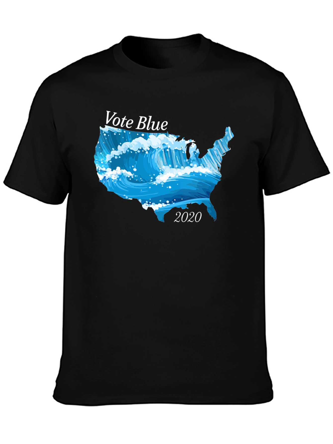 Vote Blue 2020 Wave USA T-Shirt