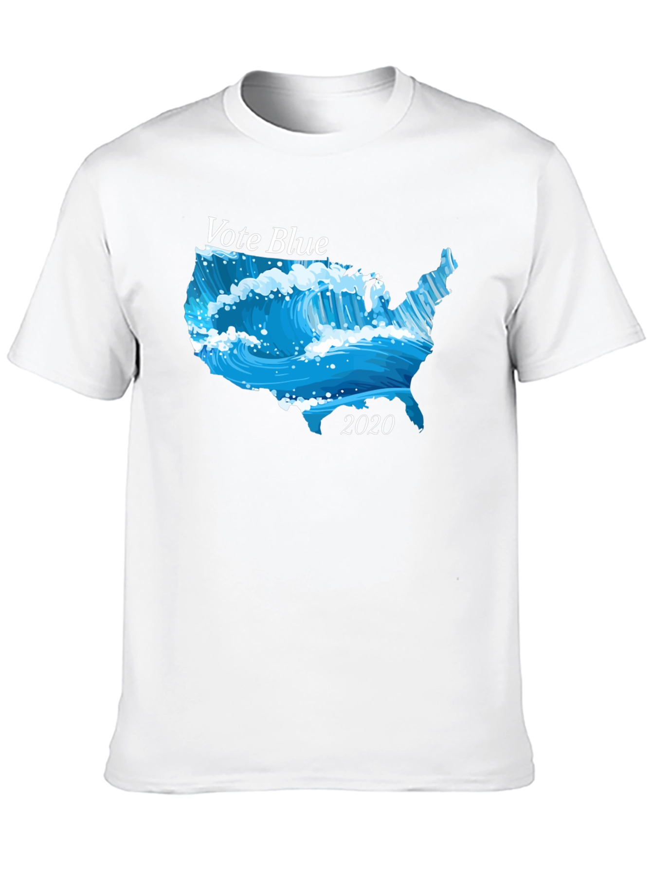Vote Blue 2020 Wave USA T-Shirt
