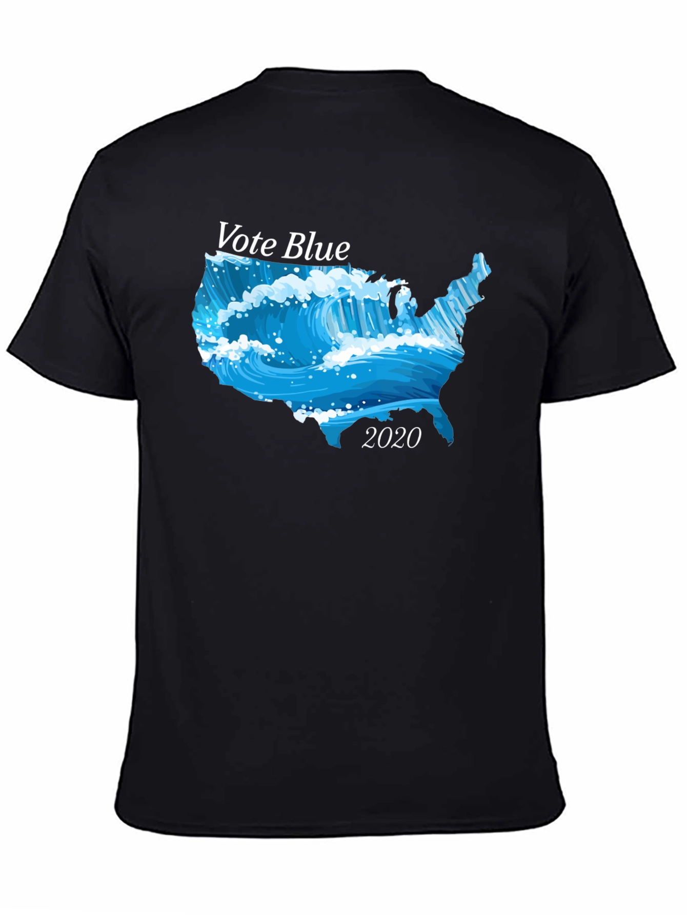 Vote Blue 2020 Wave USA T-Shirt