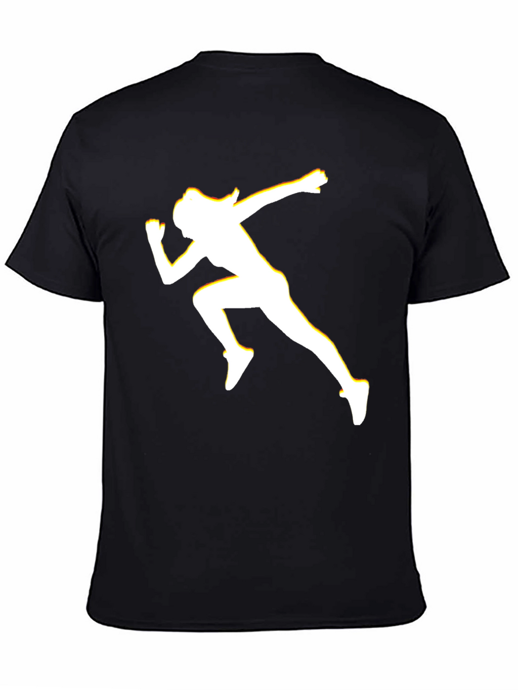 Runner Silhouette T-Shirt - Black