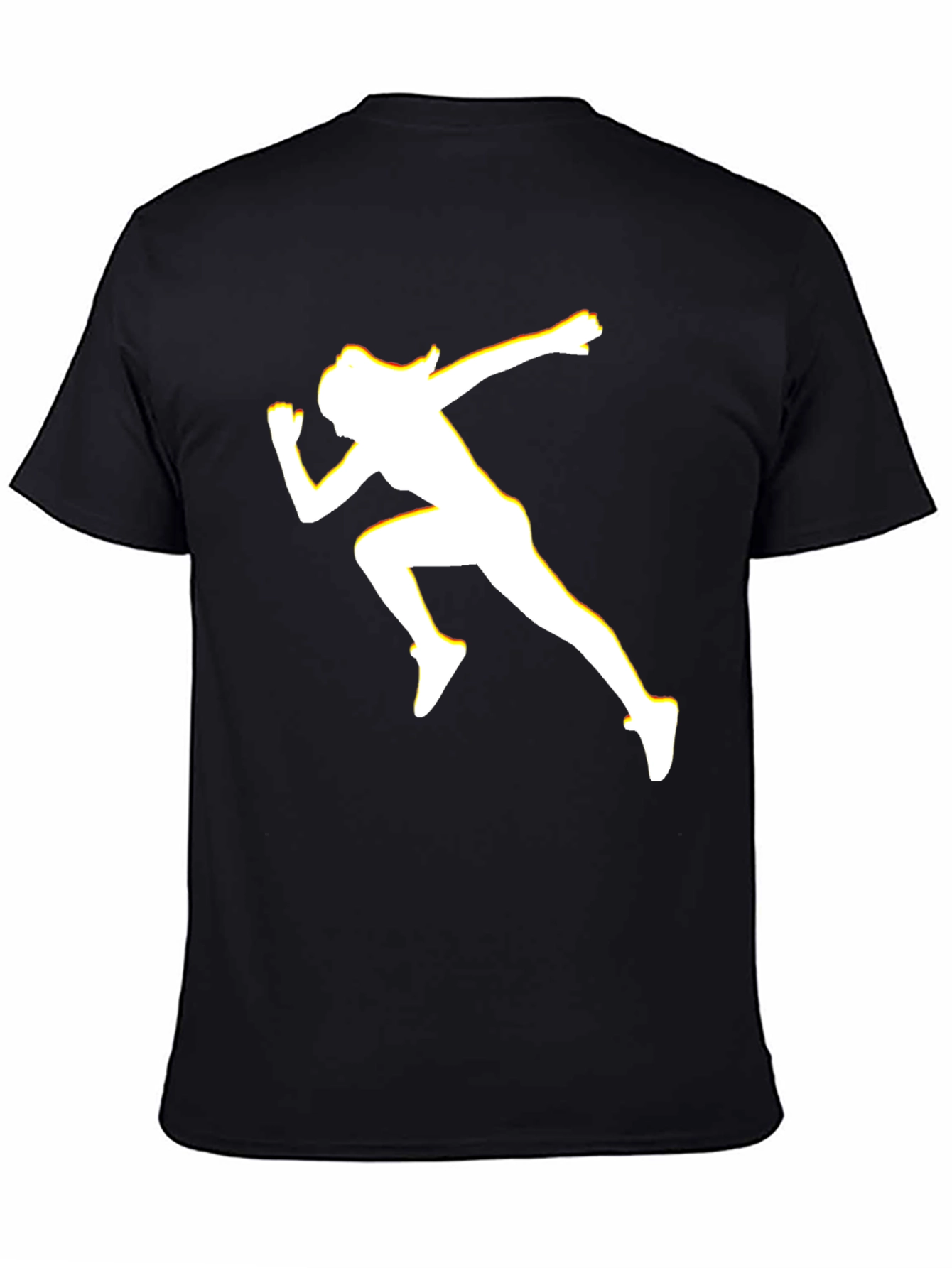 Runner Silhouette T-Shirt - Black