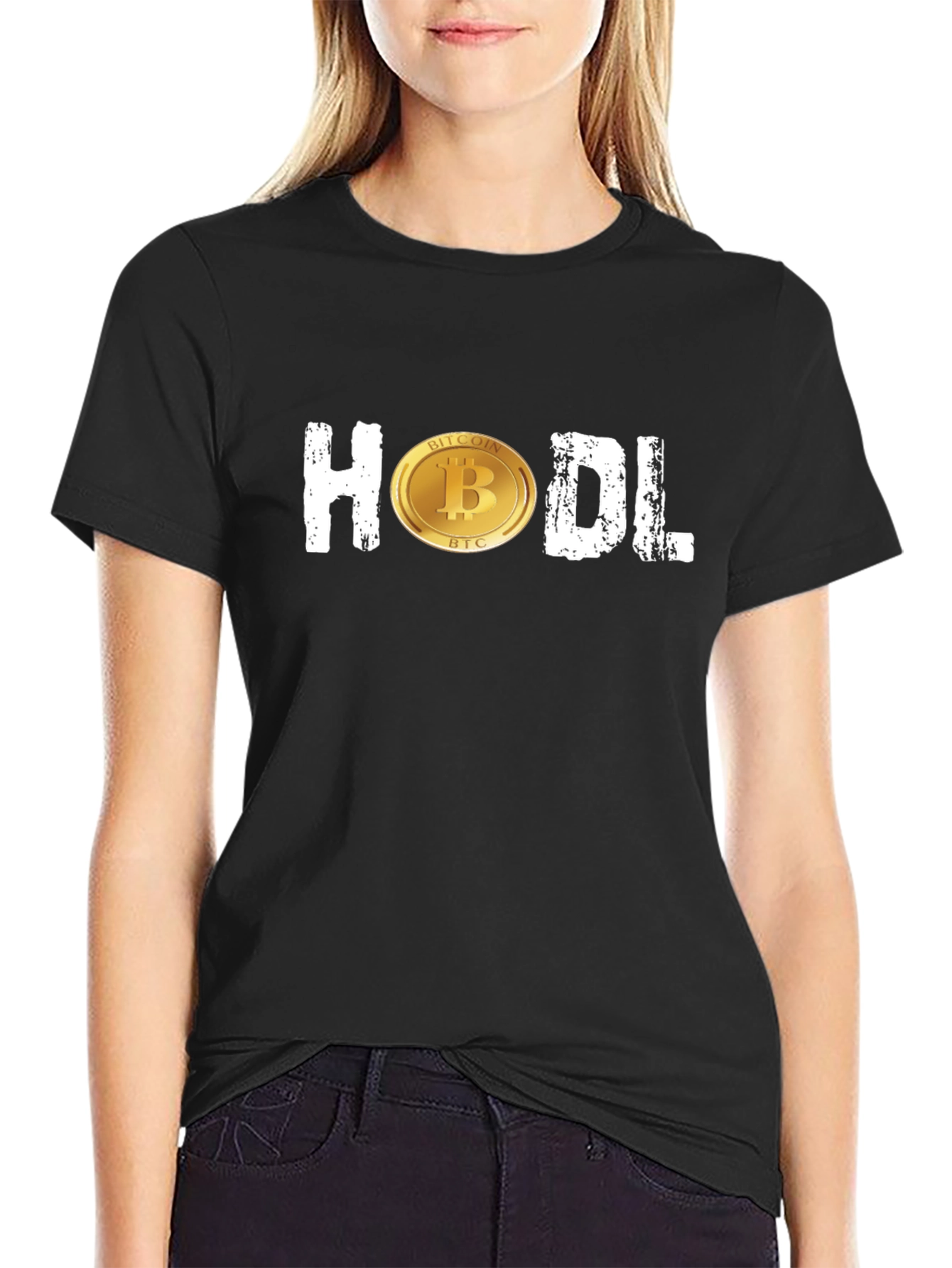 HODL Bitcoin Black T-Shirt