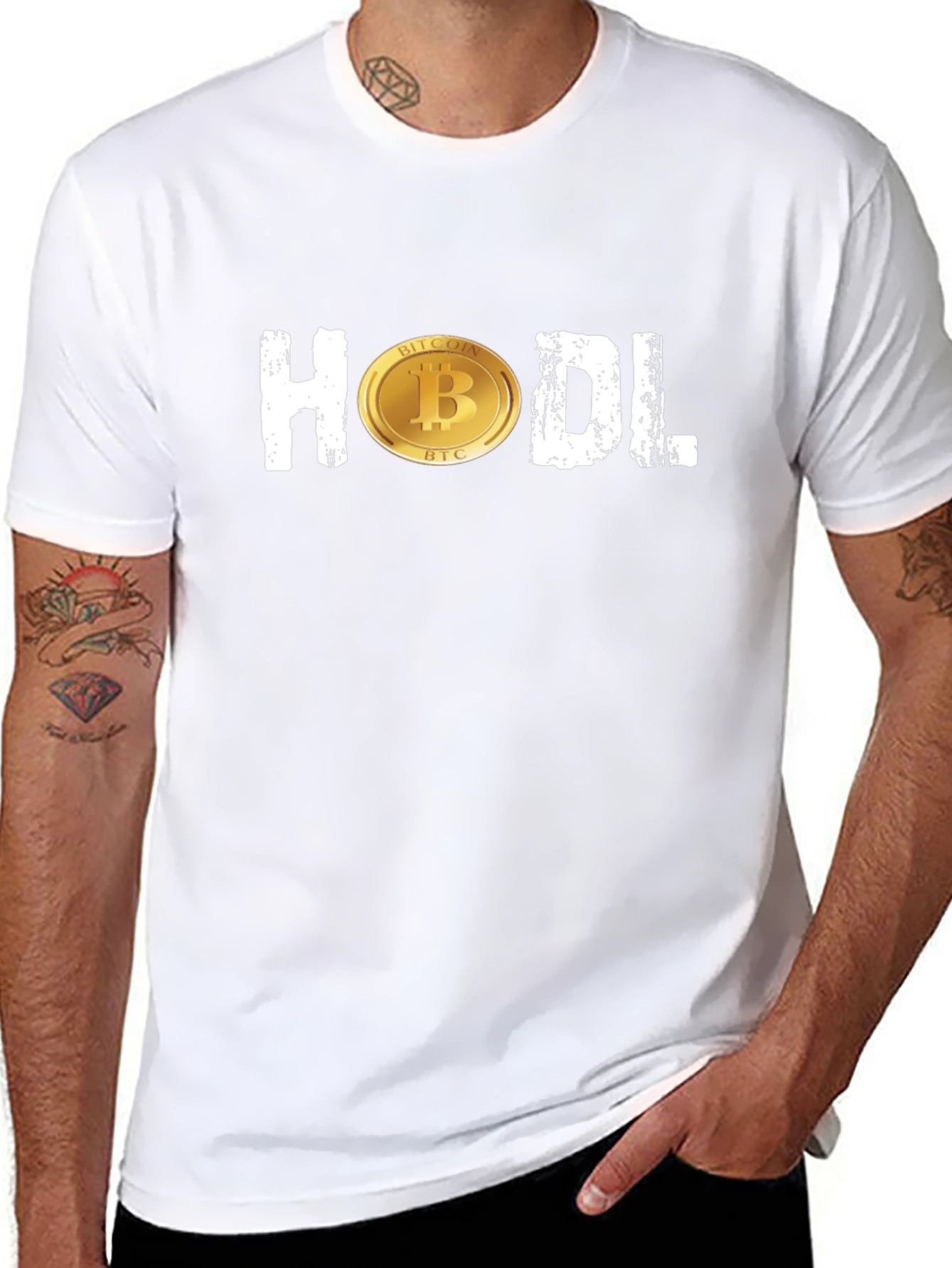 HODL Bitcoin Black T-Shirt