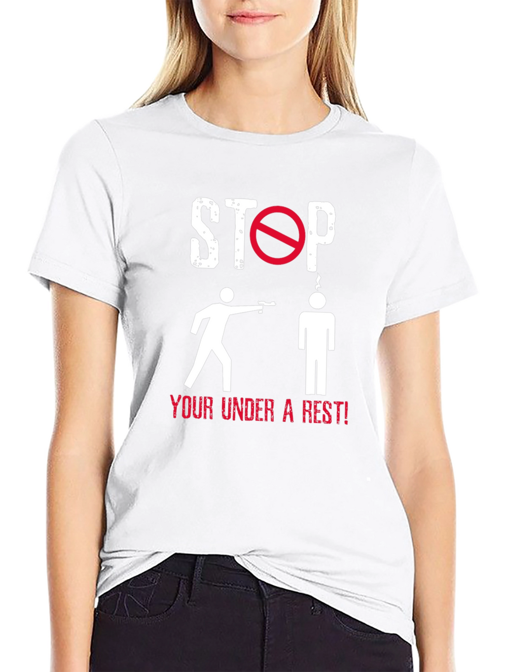Stop! Under Arrest! Graphic T-Shirt