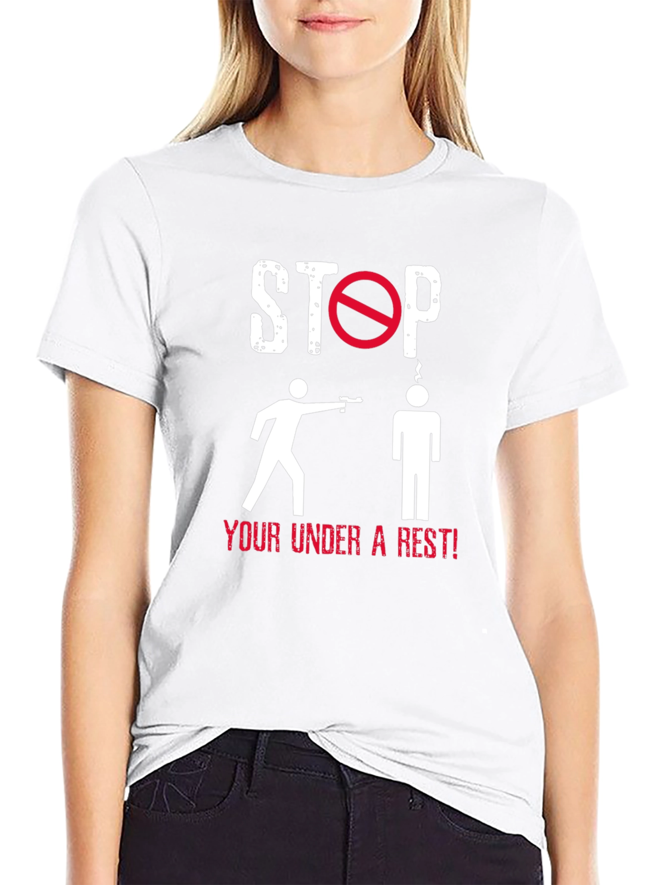 Stop! Under Arrest! Graphic T-Shirt