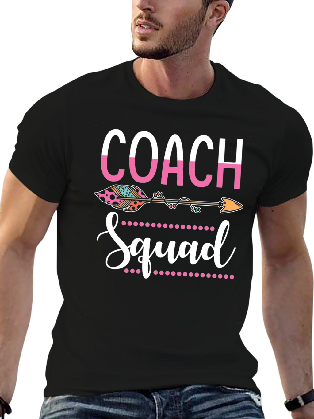Coach Squad T-Shirt Arrow Design