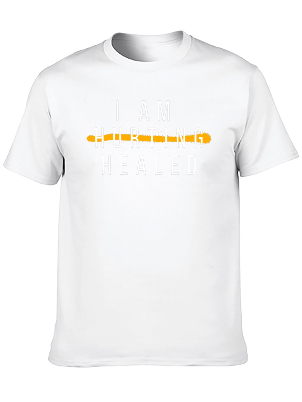 I Am Healed Graphic T-Shirt - Black