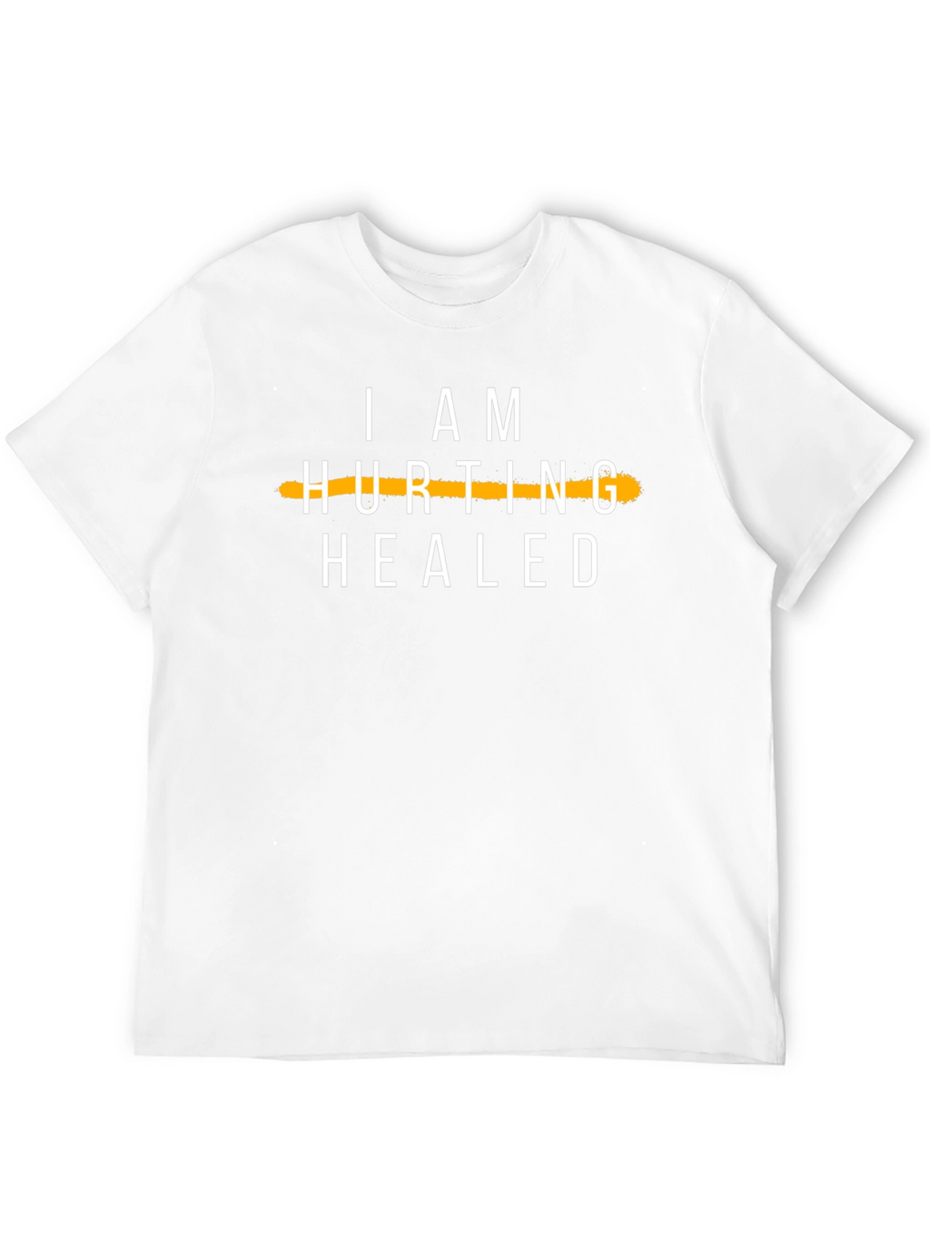I Am Healed Graphic T-Shirt - Black