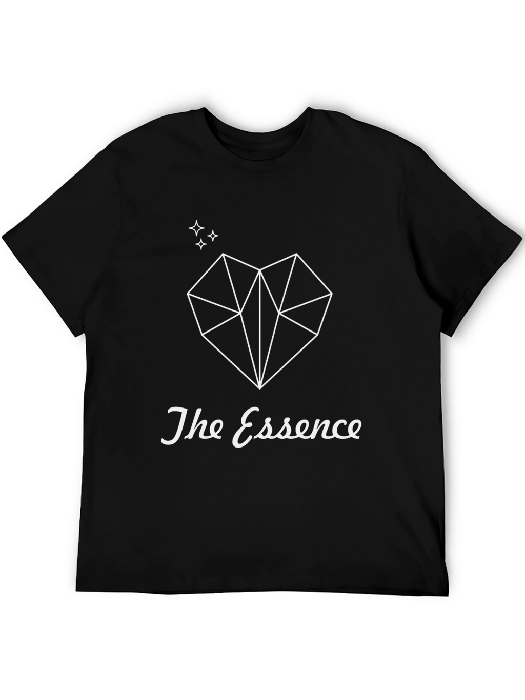 Geometric Heart Graphic Tee - The Essence