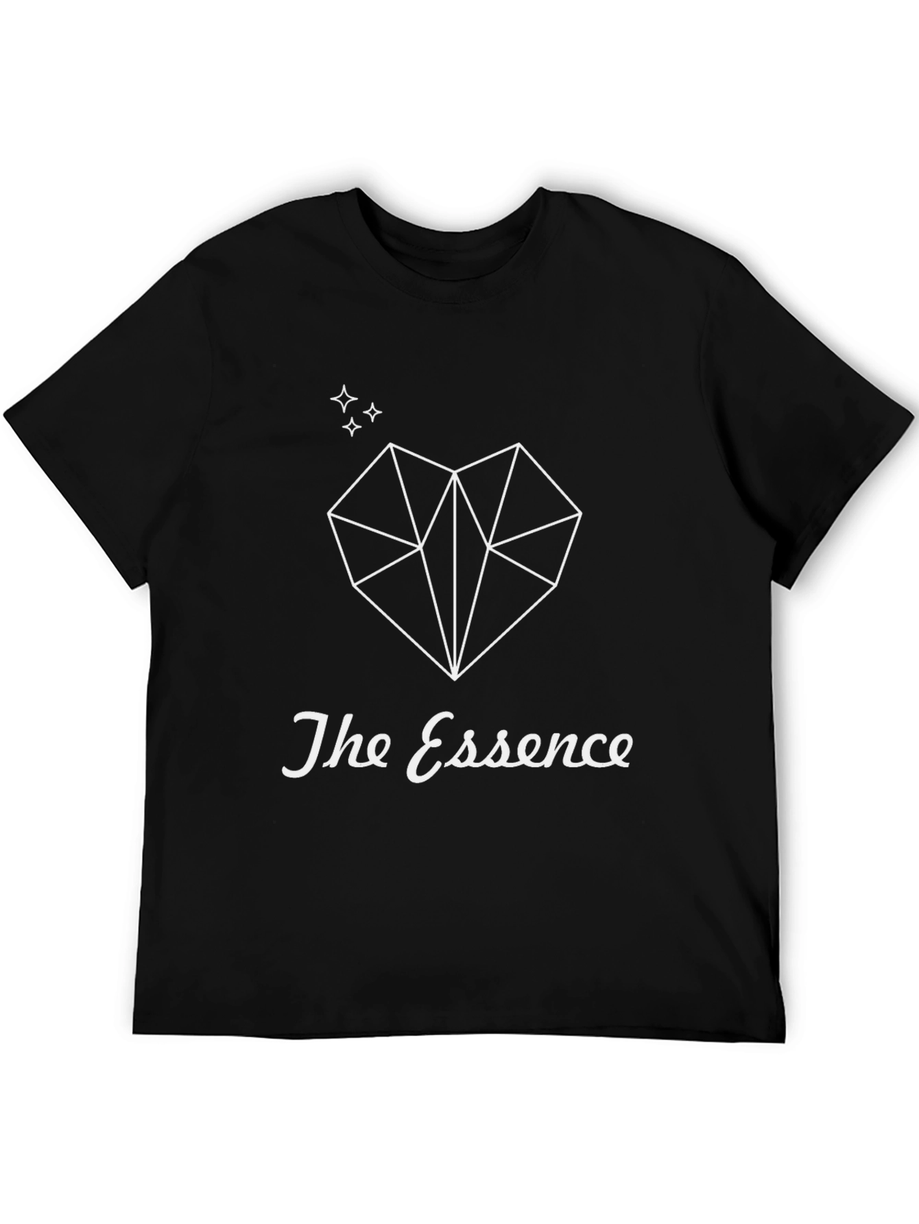 Geometric Heart Graphic Tee - The Essence