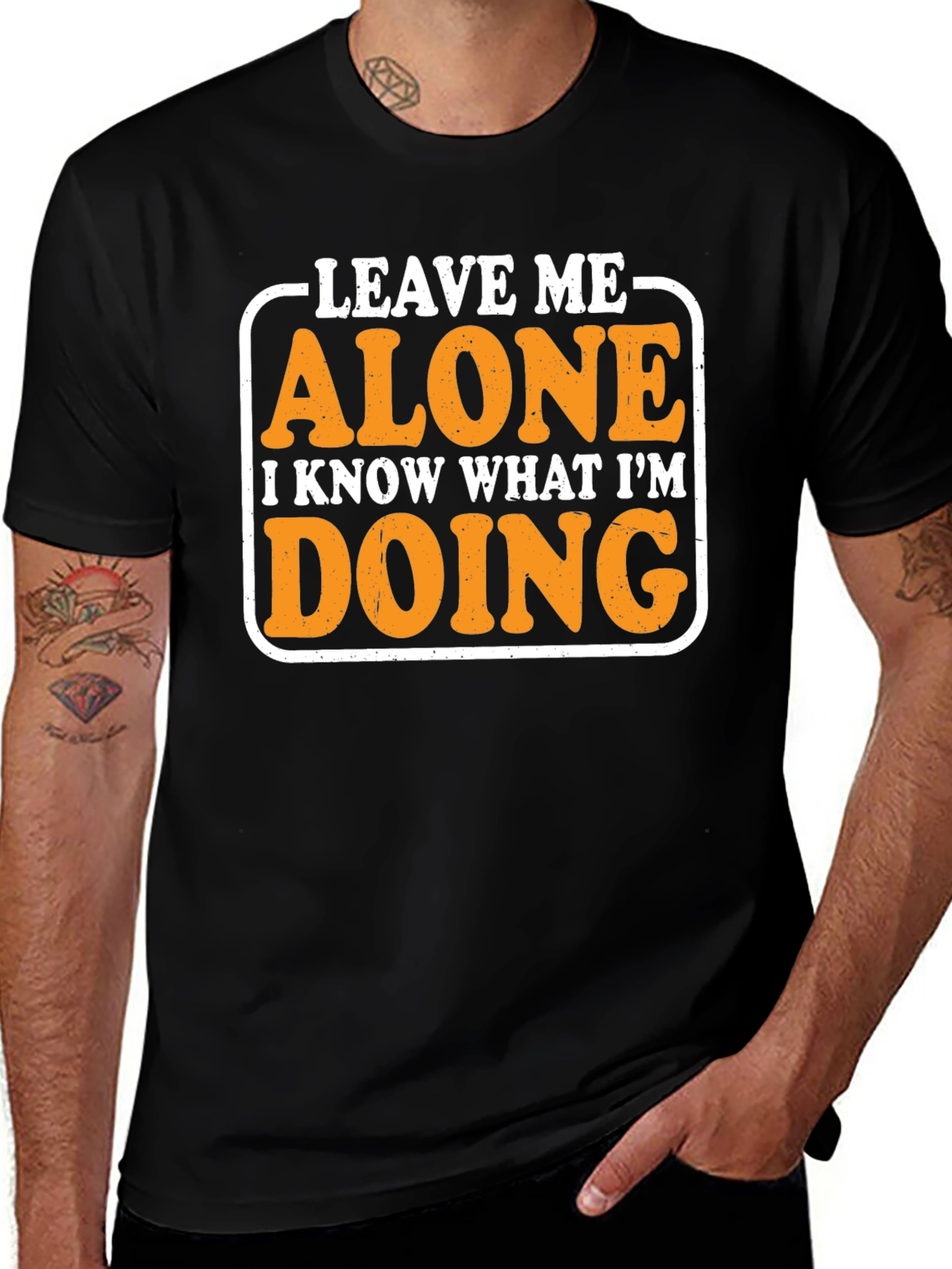 Leave Me Alone Graphic Tee - Funny Novelty Shirt