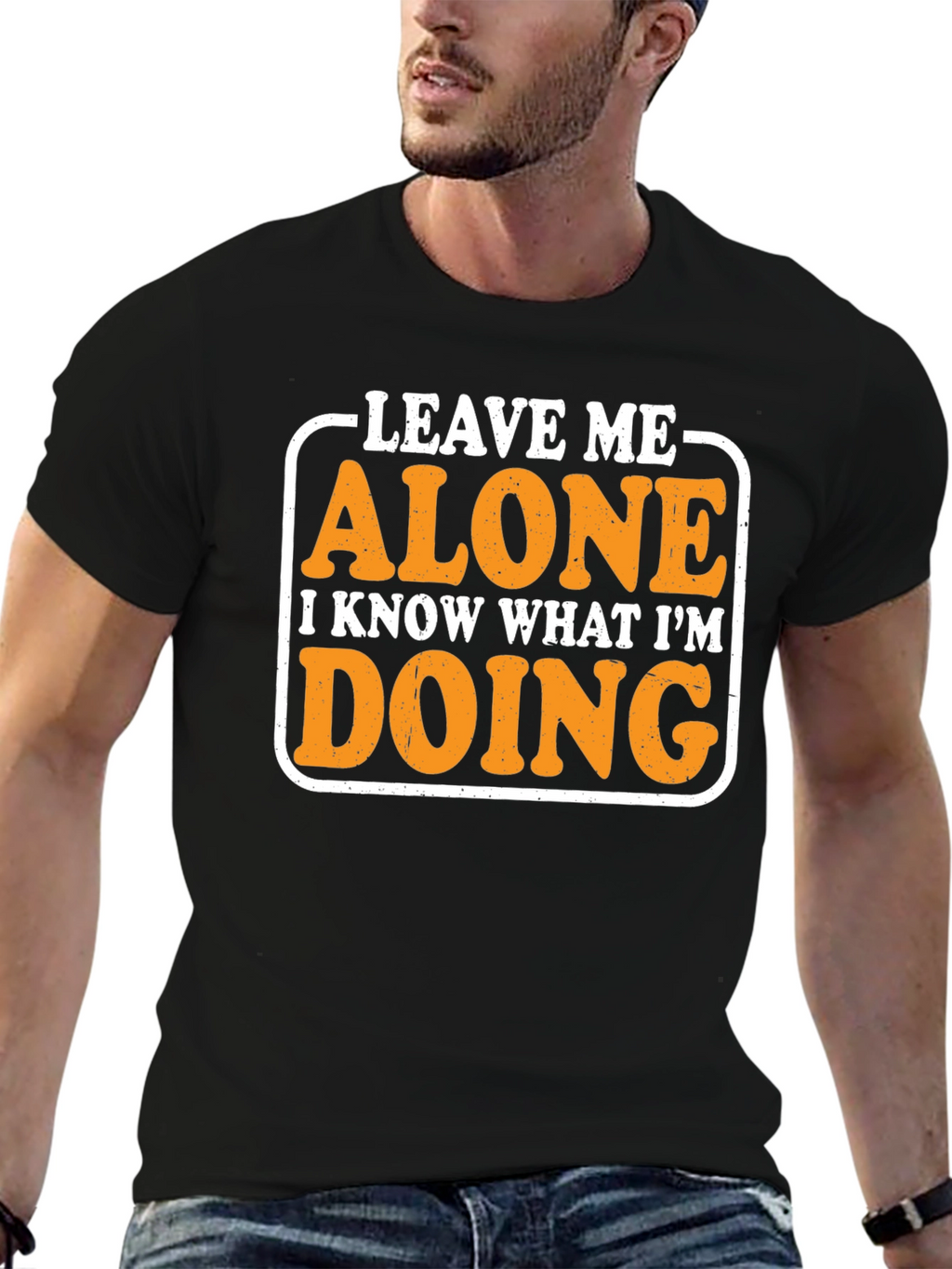 Leave Me Alone Graphic Tee - Funny Novelty Shirt