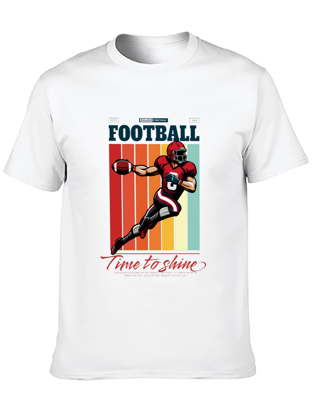 Football Time to Shine Graphic Tee
