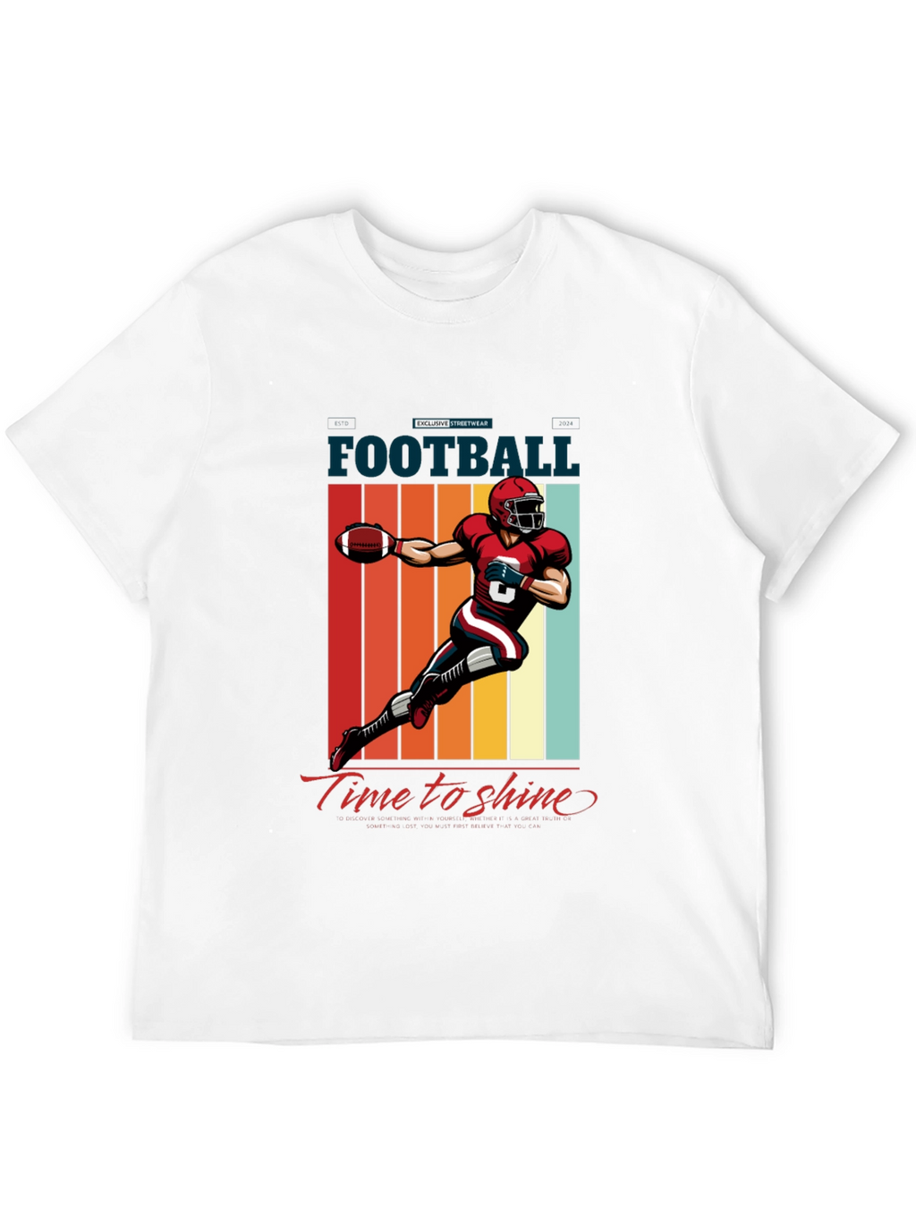Football Time to Shine Graphic Tee