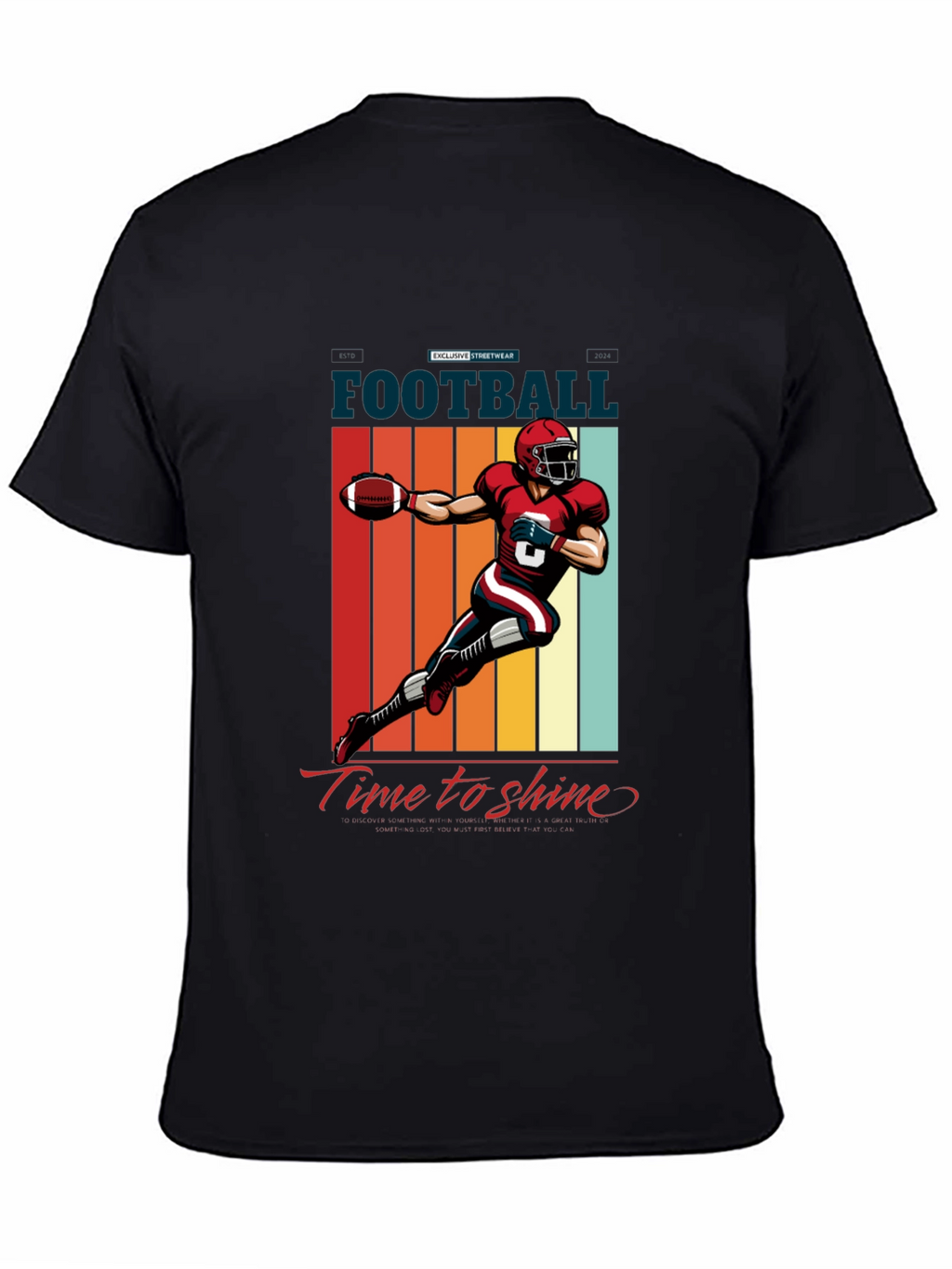 Football Time to Shine Graphic Tee
