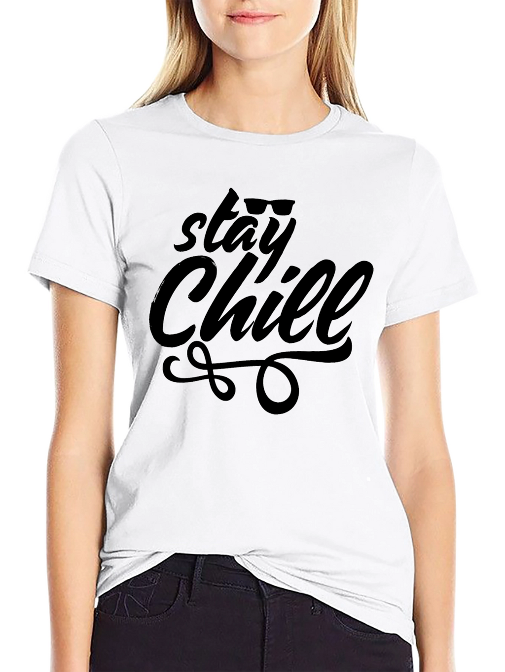 Stay Chill Graphic Tee - Trendy Relaxed Vibe
