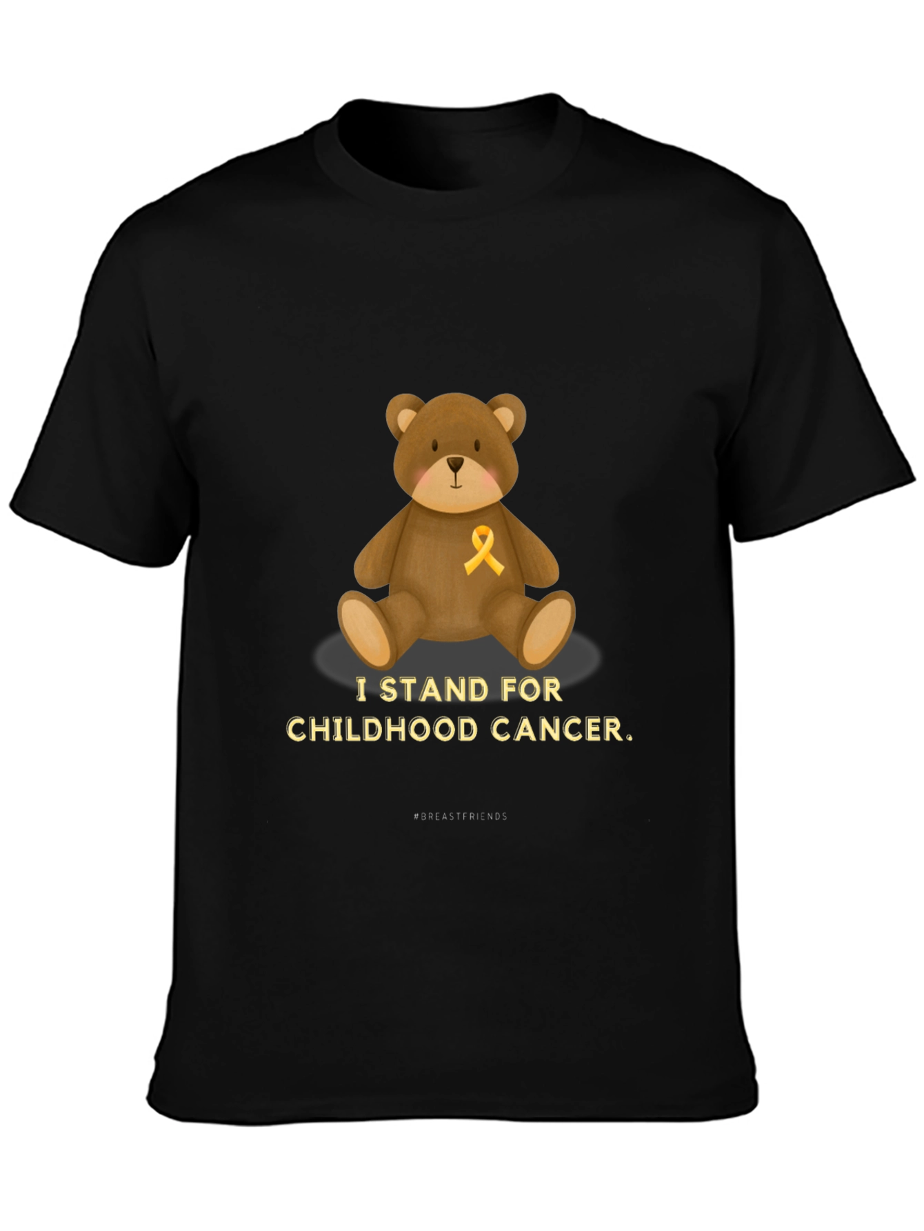 Childhood Cancer Awareness Bear T-Shirt