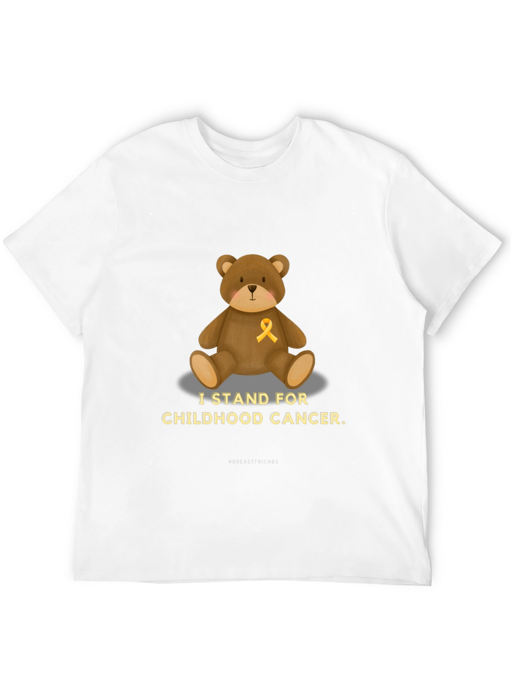 Childhood Cancer Awareness Bear T-Shirt