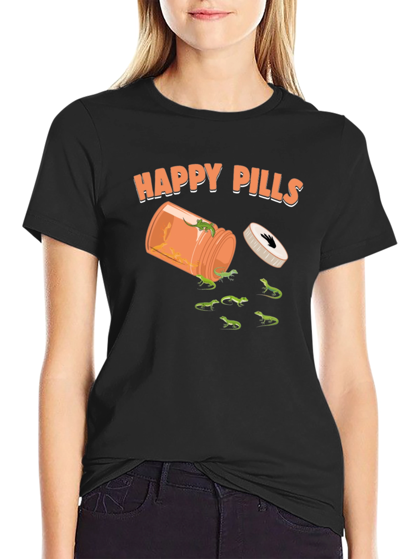Happy Pills Lizard T-Shirt