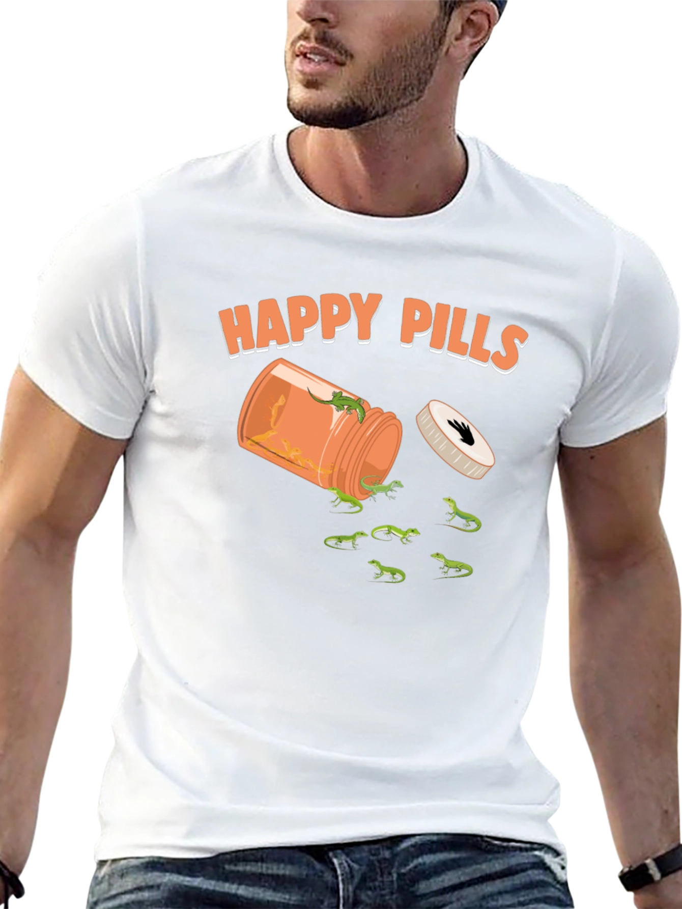 Happy Pills Lizard T-Shirt