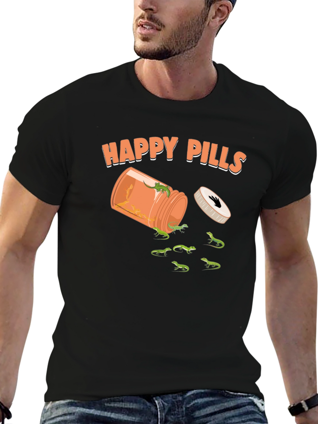 Happy Pills Lizard T-Shirt