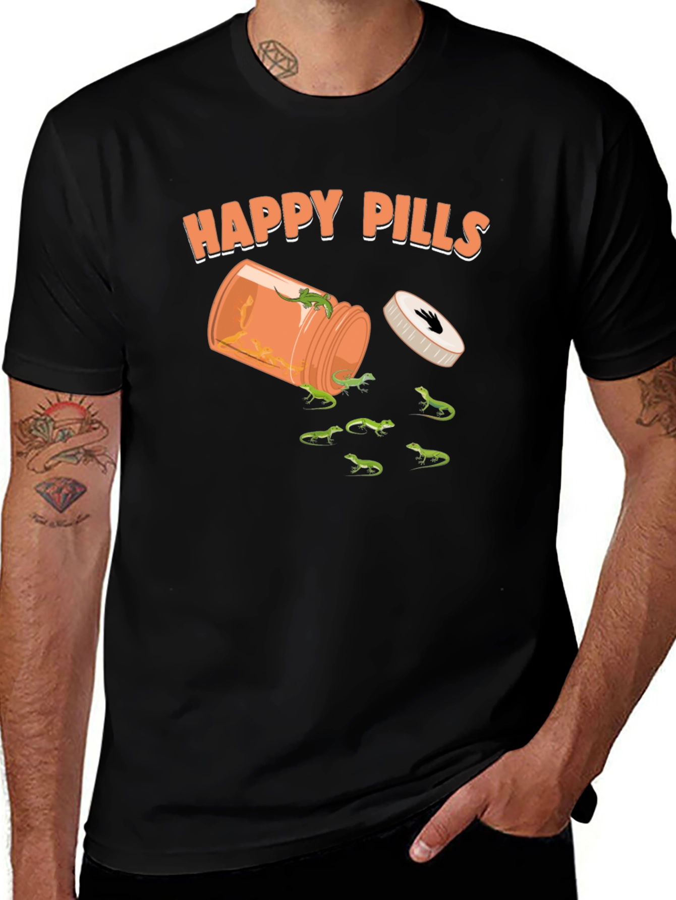 Happy Pills Lizard T-Shirt