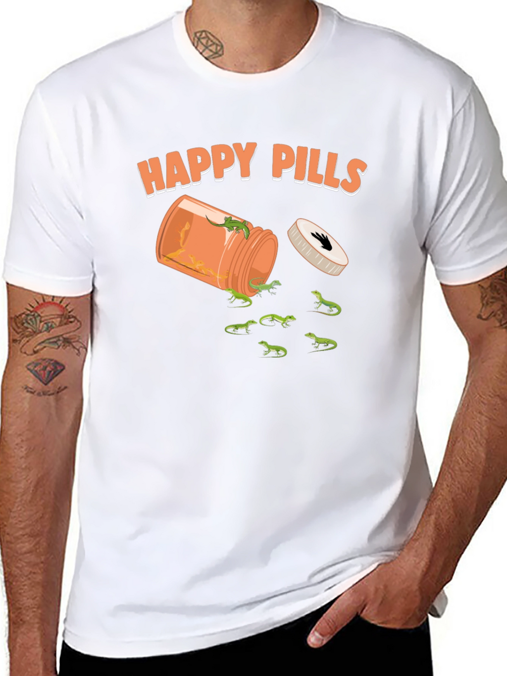 Happy Pills Lizard T-Shirt