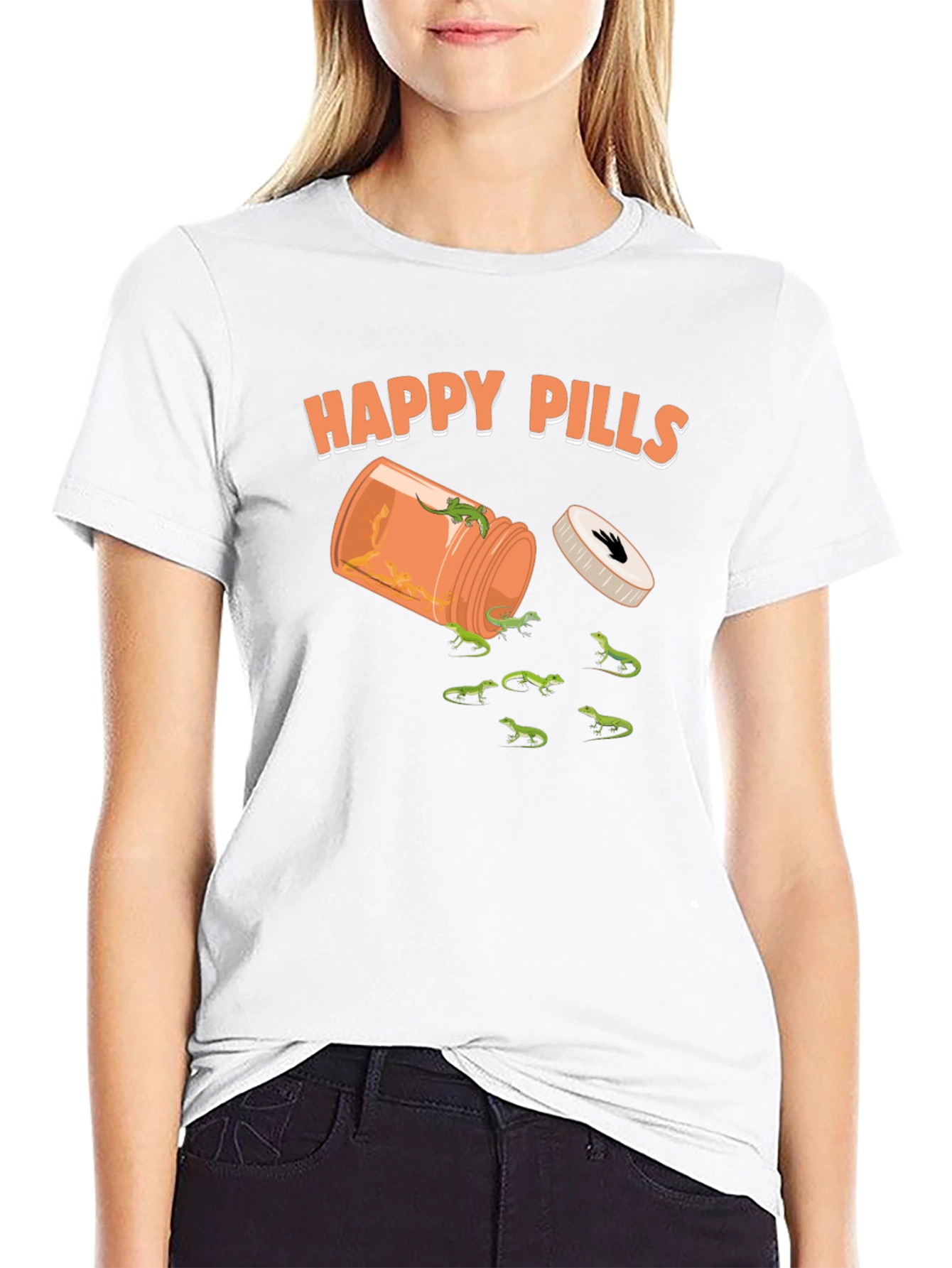 Happy Pills Lizard T-Shirt