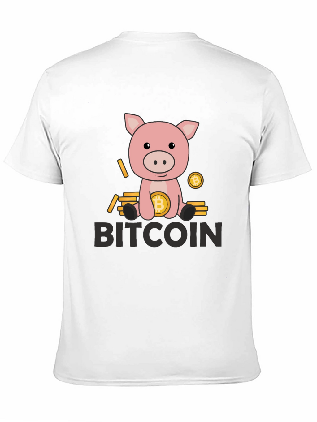 Bitcoin Piggy Bank Tee - Crypto Currency T-Shirt