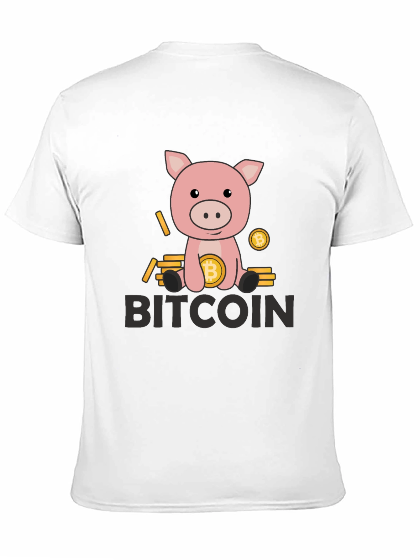 Bitcoin Piggy Bank Tee - Crypto Currency T-Shirt