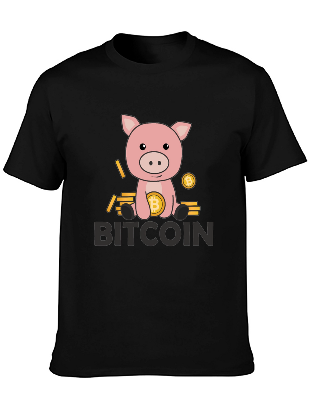 Bitcoin Piggy Bank Tee - Crypto Currency T-Shirt