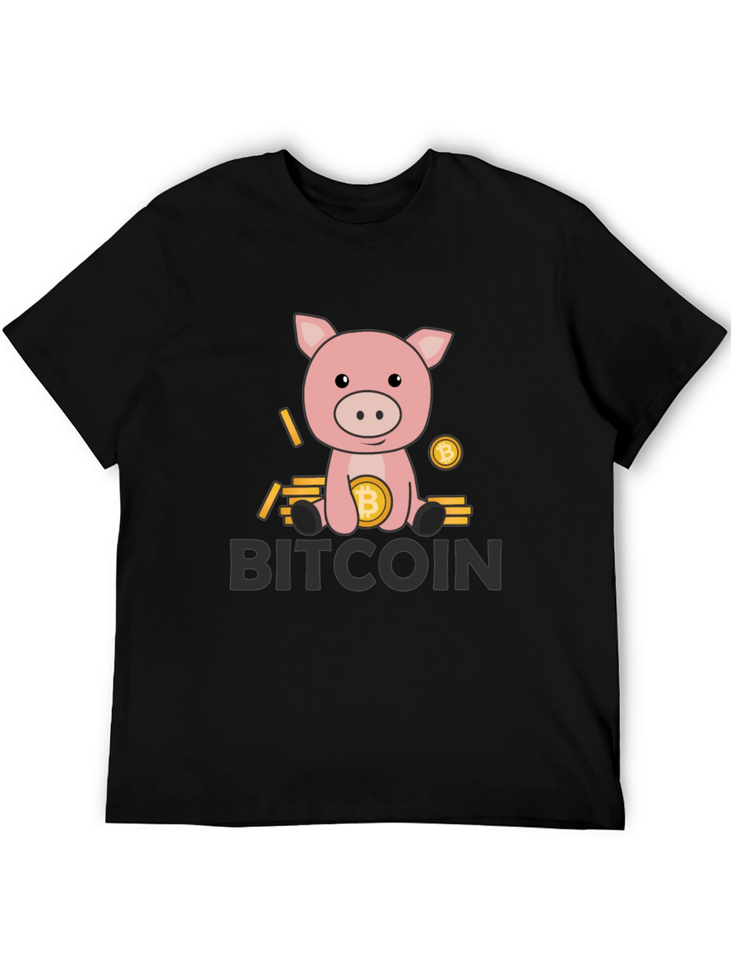 Bitcoin Piggy Bank Tee - Crypto Currency T-Shirt