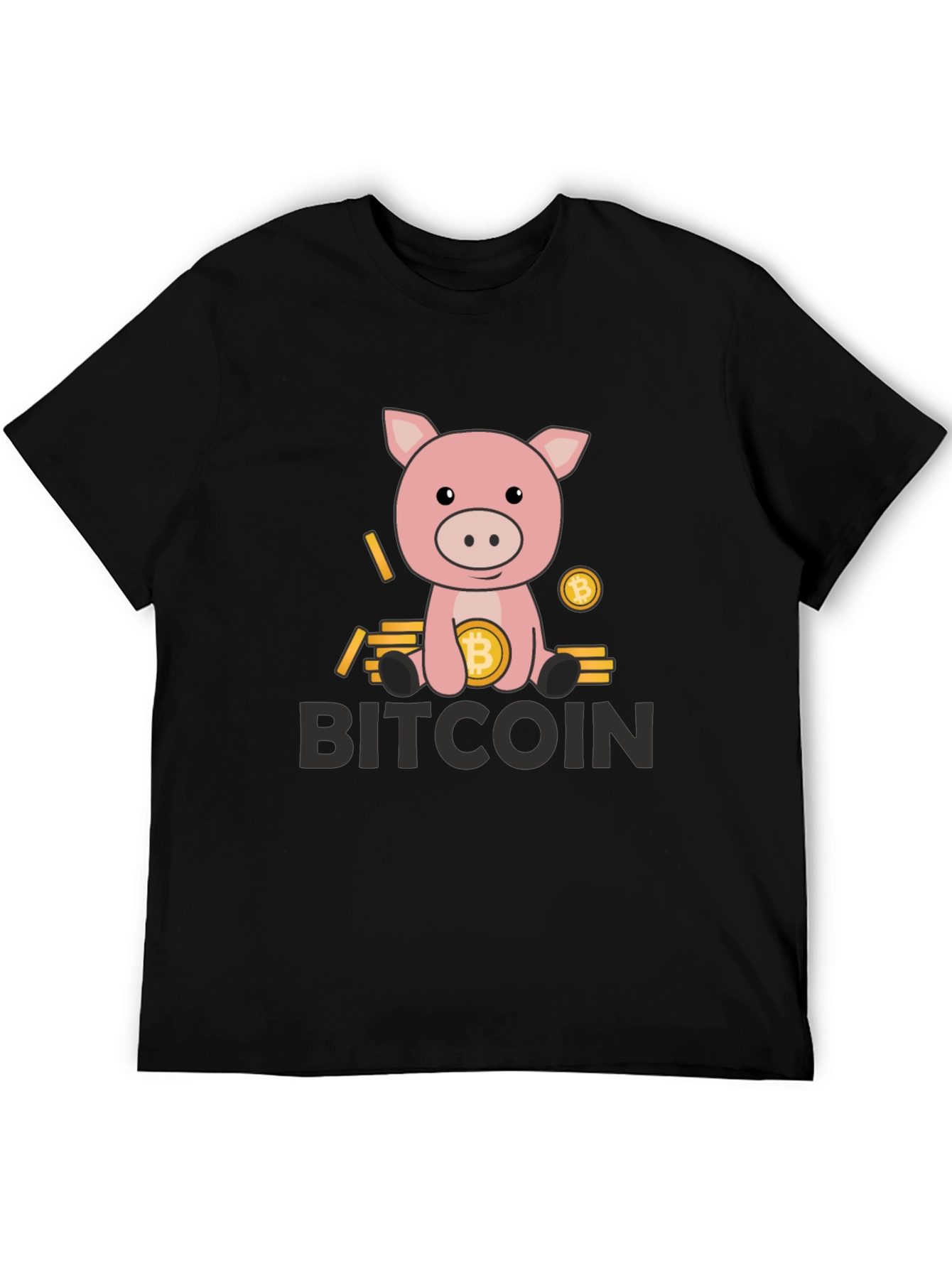 Bitcoin Piggy Bank Tee - Crypto Currency T-Shirt