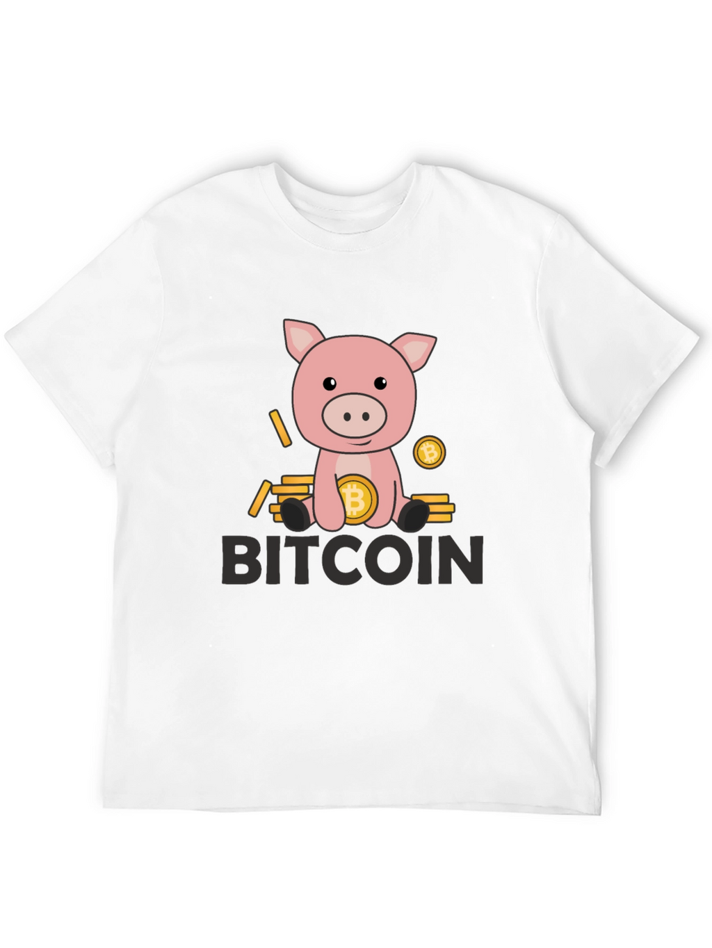 Bitcoin Piggy Bank Tee - Crypto Currency T-Shirt