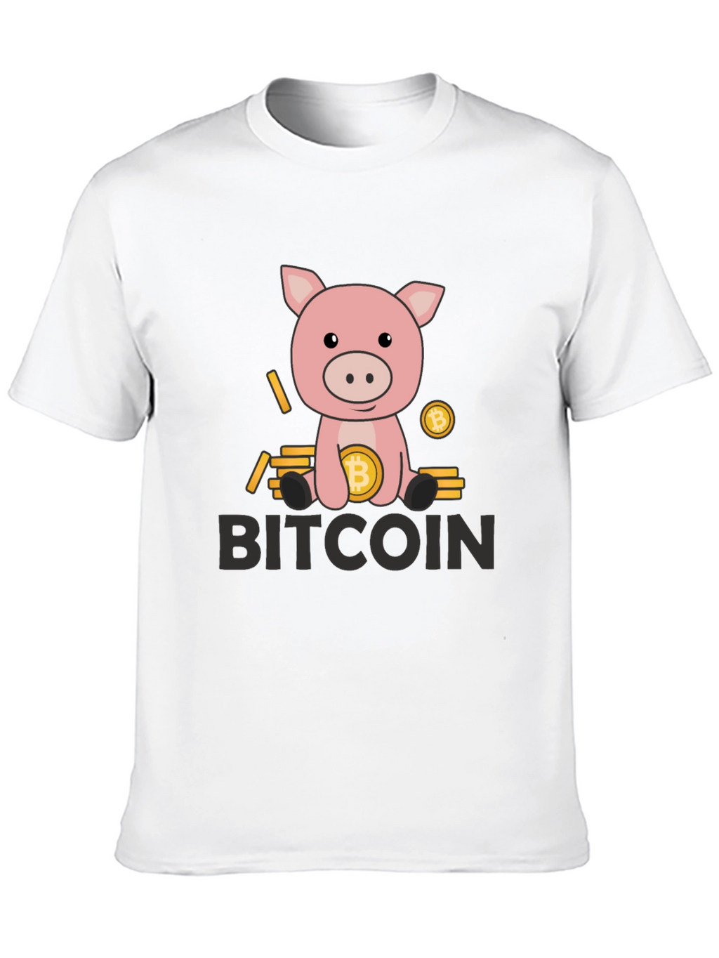 Bitcoin Piggy Bank Tee - Crypto Currency T-Shirt