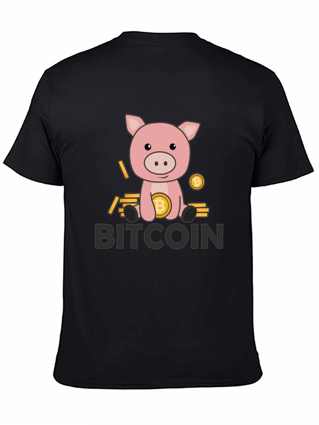 Bitcoin Piggy Bank Tee - Crypto Currency T-Shirt