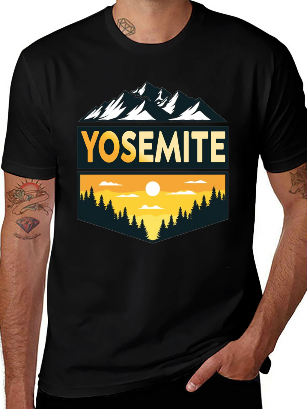 Yosemite Graphic T-Shirt - Nature Inspired Design