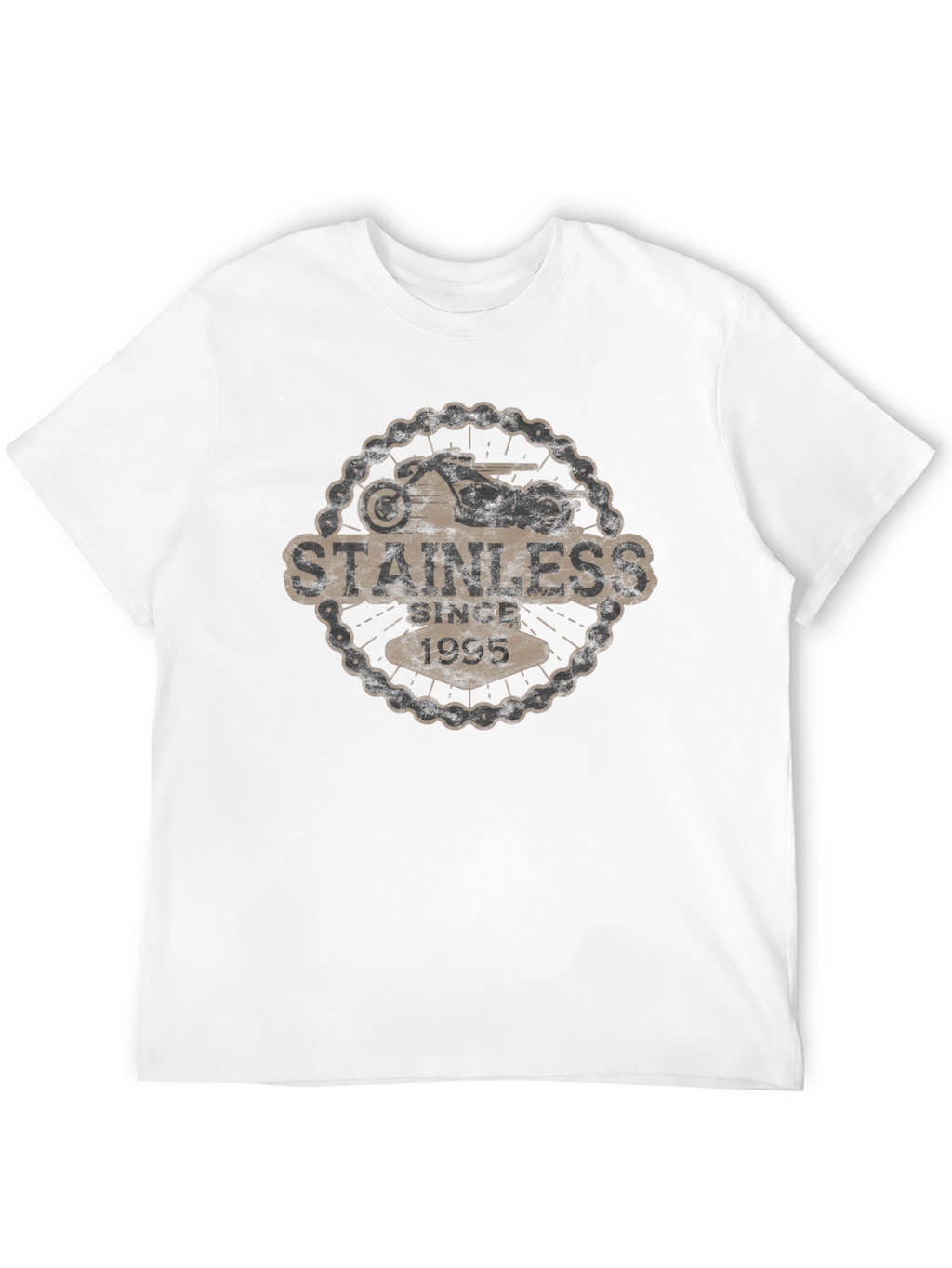 Stainless Since 1995 Motorcycle Graphic Tee