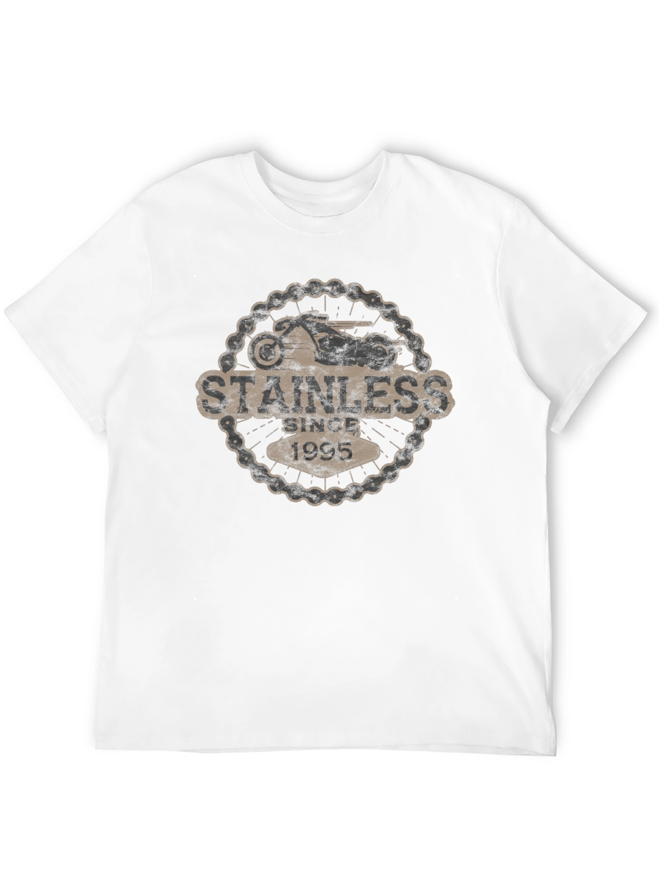 Stainless Since 1995 Motorcycle Graphic Tee